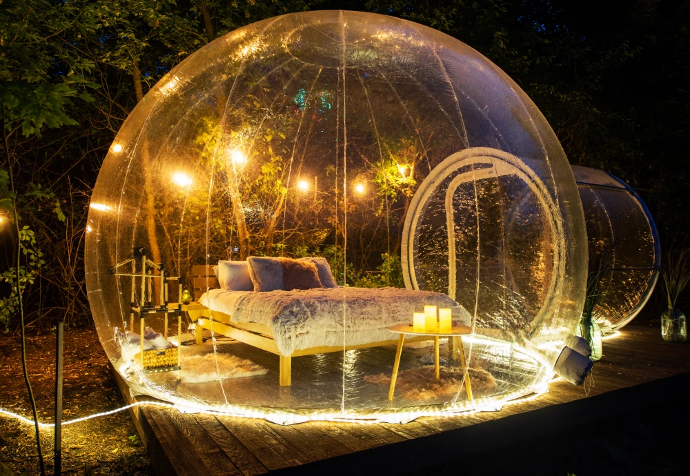 large bubble tent