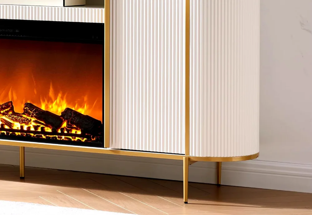 electric fireplace logs with crackling sound